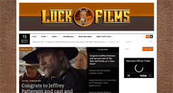 Desktop Screenshot of luckfilms.com