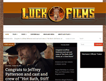 Tablet Screenshot of luckfilms.com